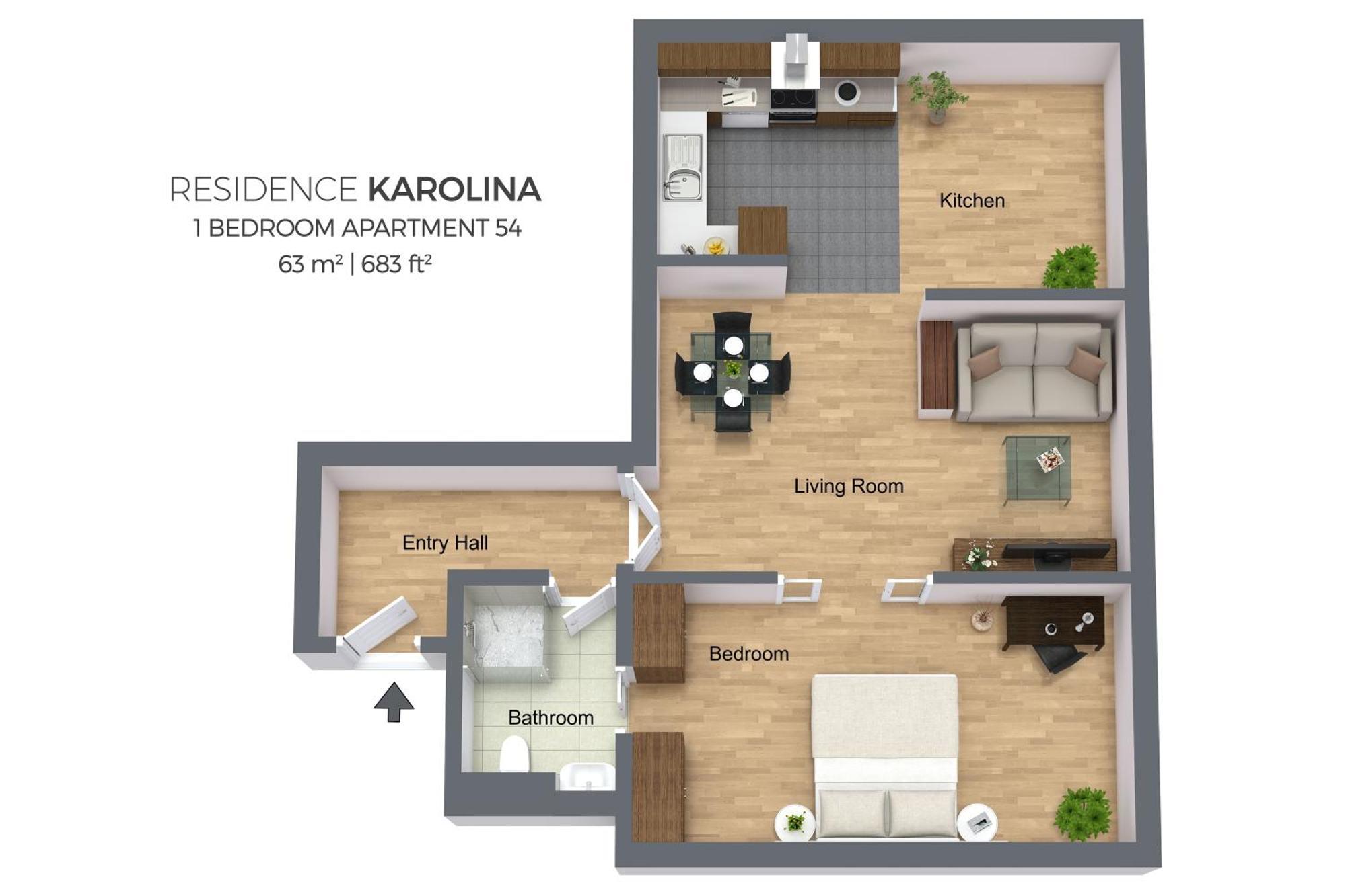 Residence Karolina Praga Camera foto