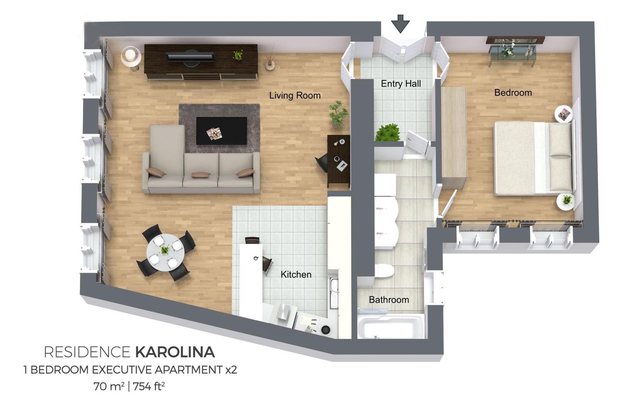 Residence Karolina Praga Camera foto
